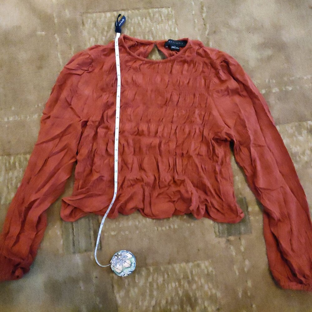 Sactuary orange long-sleeved top